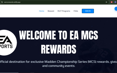 EA MCS Rewards — Gaming Giveaway Platform